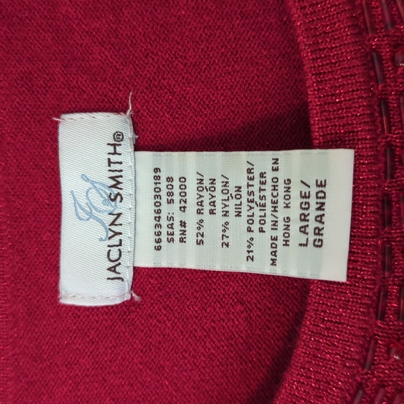 Jaclyn Smith Beaded Top - Picture 3 of 10